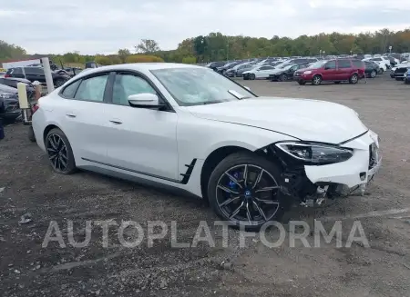 BMW I4 2023 2023 vin WBY73AW00PFN75367 from auto auction Iaai