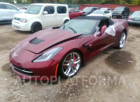 CHEVROLET CORVETTE 2019 vin 1G1YD3D73K5107252 from auto auction Iaai