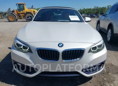 BMW 230I 2018 vin WBA2M7C57JVD51733 from auto auction Iaai