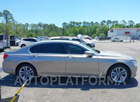 BMW 750I 2017 vin WBA7F0C59HGM21090 from auto auction Iaai