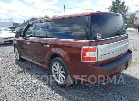 FORD FLEX 2015 vin 2FMGK5D80FBA19284 from auto auction Iaai