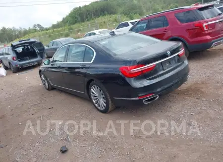 BMW 740I 2019 vin WBA7E2C59KB454674 from auto auction Iaai