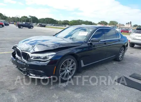 BMW 750I 2018 vin WBA7F0C50JGM23963 from auto auction Iaai