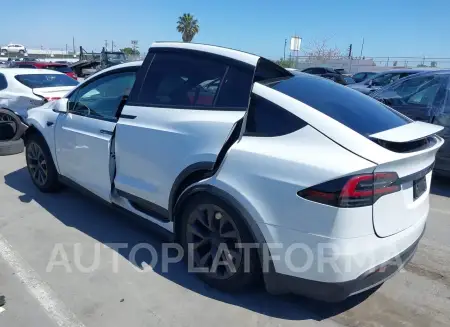 TESLA MODEL X 2023 vin 7SAXCBE50PF424881 from auto auction Iaai