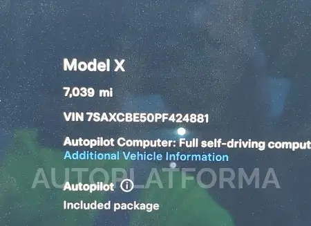 TESLA MODEL X 2023 vin 7SAXCBE50PF424881 from auto auction Iaai