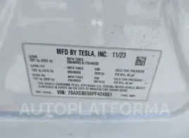 TESLA MODEL X 2023 vin 7SAXCBE50PF424881 from auto auction Iaai