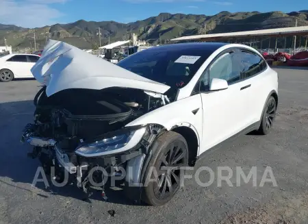 TESLA MODEL X 2023 vin 7SAXCBE66PF375193 from auto auction Iaai