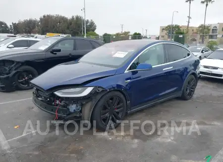 TESLA MODEL X 2016 vin 5YJXCBE49GF018148 from auto auction Iaai