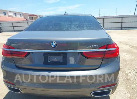 BMW 740I 2016 vin WBA7E2C59GG739031 from auto auction Iaai