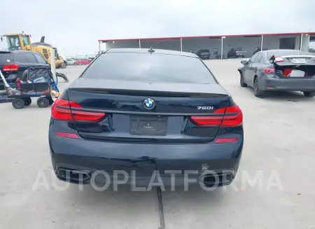 BMW 750I 2017 vin WBA7F0C53HGM21246 from auto auction Iaai