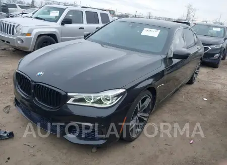 BMW 750I 2016 vin WBA7F2C58GG420698 from auto auction Iaai