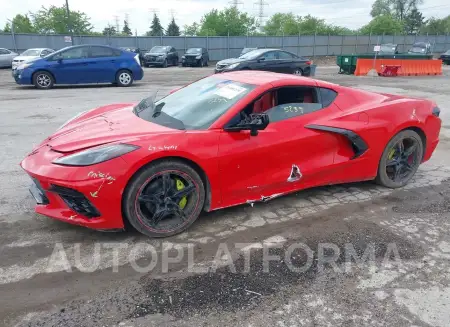 CHEVROLET CORVETTE STINGRAY 2022 vin 1G1YA2D45N5121733 from auto auction Iaai