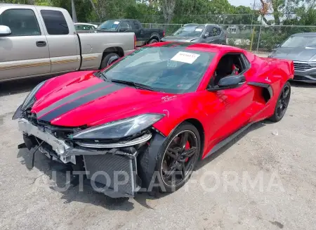 CHEVROLET CORVETTE STINGRAY 2021 vin 1G1YB3D47M5102070 from auto auction Iaai