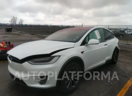 TESLA MODEL X 2018 vin 5YJXCDE28JF116797 from auto auction Iaai