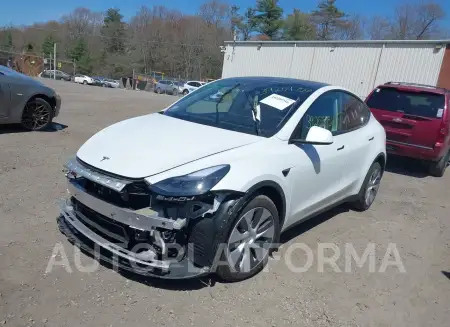 TESLA MODEL Y 2023 vin 7SAYGDEEXPF875644 from auto auction Iaai