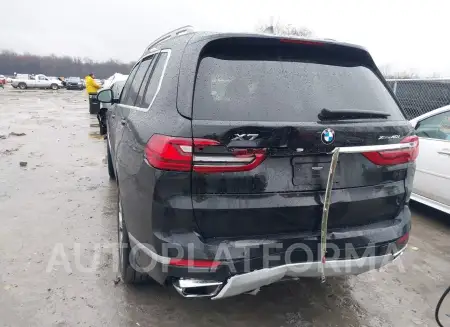 BMW X7 2021 vin 5UXCW2C06M9G56791 from auto auction Iaai