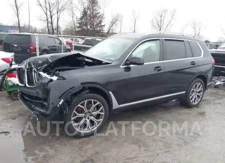 BMW X7 2021 vin 5UXCW2C06M9G56791 from auto auction Iaai