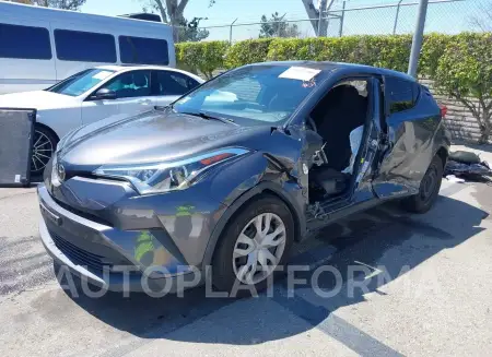 TOYOTA C-HR 2019 vin JTNKHMBX3K1054341 from auto auction Iaai