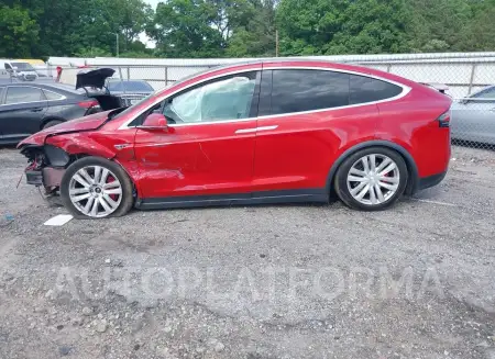 TESLA MODEL X 2016 vin 5YJXCBE42GF011901 from auto auction Iaai