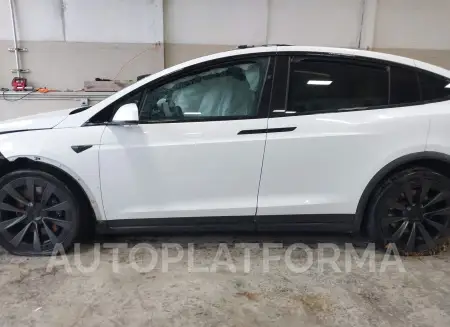 TESLA MODEL X 2022 vin 7SAXCBE65NF345857 from auto auction Iaai