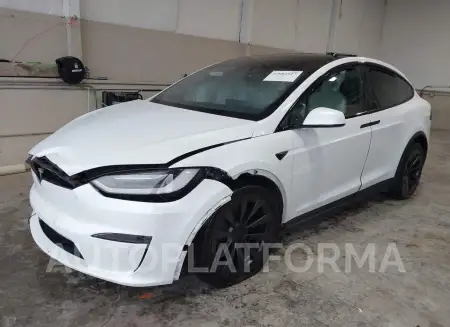 TESLA MODEL X 2022 vin 7SAXCBE65NF345857 from auto auction Iaai