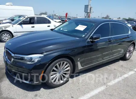 BMW 740E 2019 vin WBA7J2C55KB246416 from auto auction Iaai