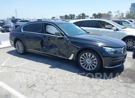 BMW 740E 2019 vin WBA7J2C55KB246416 from auto auction Iaai