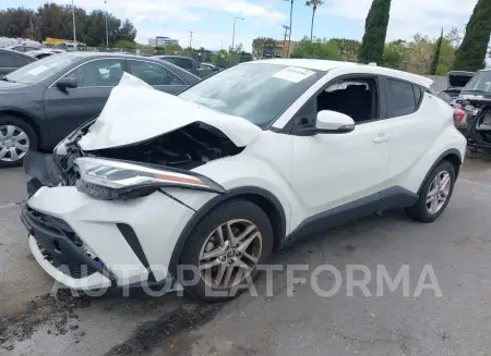 TOYOTA C-HR 2021 vin JTNKHMBX2M1113401 from auto auction Iaai