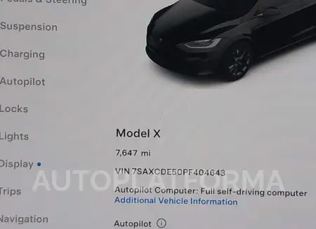 TESLA MODEL X 2023 vin 7SAXCDE50PF404643 from auto auction Iaai