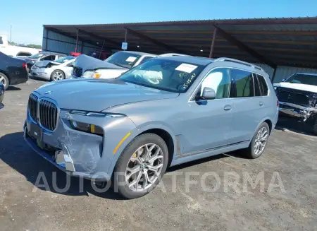 BMW X7 2023 vin 5UX23EM09P9P32865 from auto auction Iaai