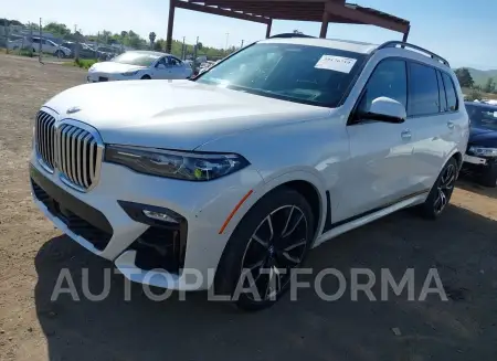 BMW X7 2019 vin 5UXCX4C59KLS37075 from auto auction Iaai