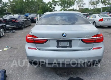 BMW 750I 2016 vin WBA7F0C50GGM20375 from auto auction Iaai