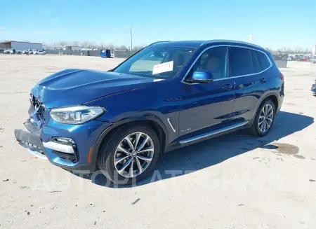 BMW X3 2018 vin 5UXTR9C51JLC83329 from auto auction Iaai