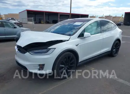 TESLA MODEL X 2017 vin 5YJXCBE26HF041371 from auto auction Iaai