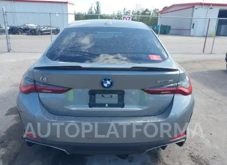 BMW I4 2023 vin WBY43AW03PFP76344 from auto auction Iaai