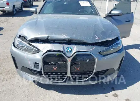 BMW I4 2023 vin WBY43AW03PFP76344 from auto auction Iaai