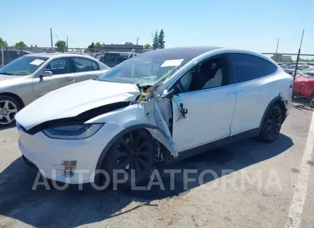 TESLA MODEL X 2016 vin 5YJXCAE48GF003103 from auto auction Iaai