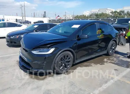 TESLA MODEL X 2022 vin 7SAXCBE6XNF350651 from auto auction Iaai