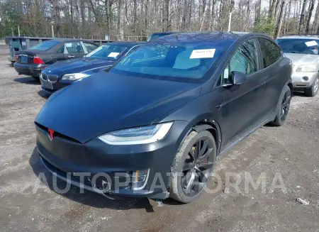 TESLA MODEL X 2021 vin 5YJXCBE27MF319625 from auto auction Iaai