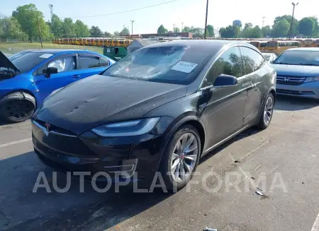 TESLA MODEL X 2016 vin 5YJXCBE2XGF015063 from auto auction Iaai