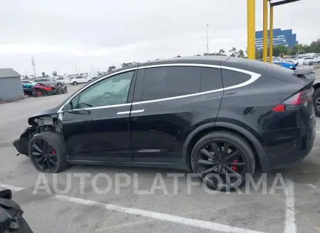 TESLA MODEL X 2016 vin 5YJXCBE49GF005254 from auto auction Iaai