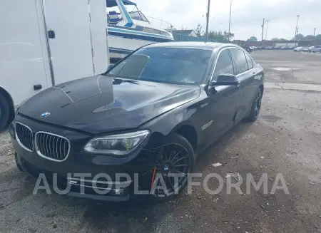 BMW 750I 2015 vin WBAYB6C53FD966025 from auto auction Iaai