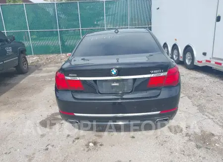 BMW 750I 2015 vin WBAYB6C53FD966025 from auto auction Iaai