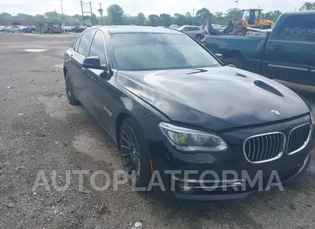 BMW 750I 2015 vin WBAYB6C53FD966025 from auto auction Iaai