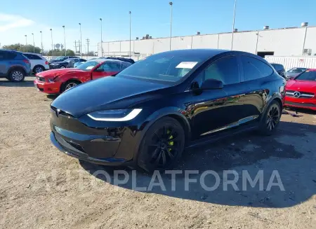 TESLA MODEL X 2022 vin 7SAXCBE69NF346106 from auto auction Iaai