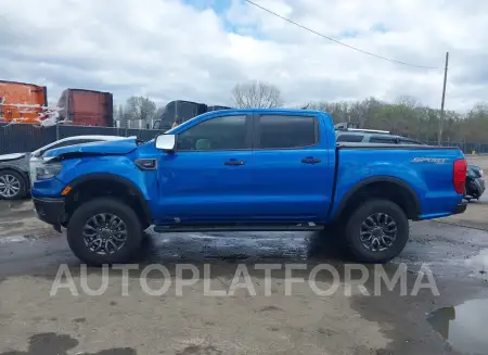 FORD RANGER 2021 vin 1FTER4FH9MLD23130 from auto auction Iaai