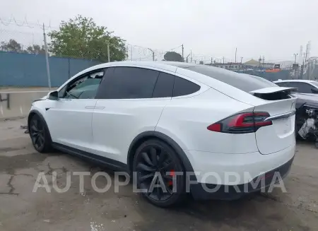 TESLA MODEL X 2020 vin 5YJXCBE44LF262073 from auto auction Iaai