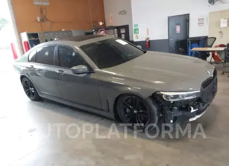 BMW 750I 2021 vin WBA7U2C08MCF40050 from auto auction Iaai