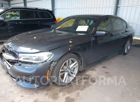 BMW 750I 2016 vin WBA7F2C56GG415211 from auto auction Iaai