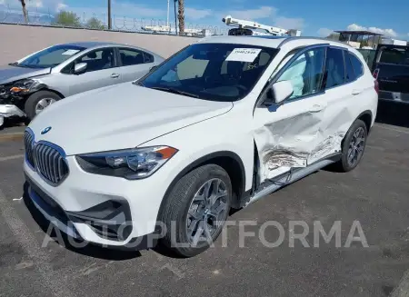 BMW X1 2022 vin WBXJG7C0XN5V35984 from auto auction Iaai